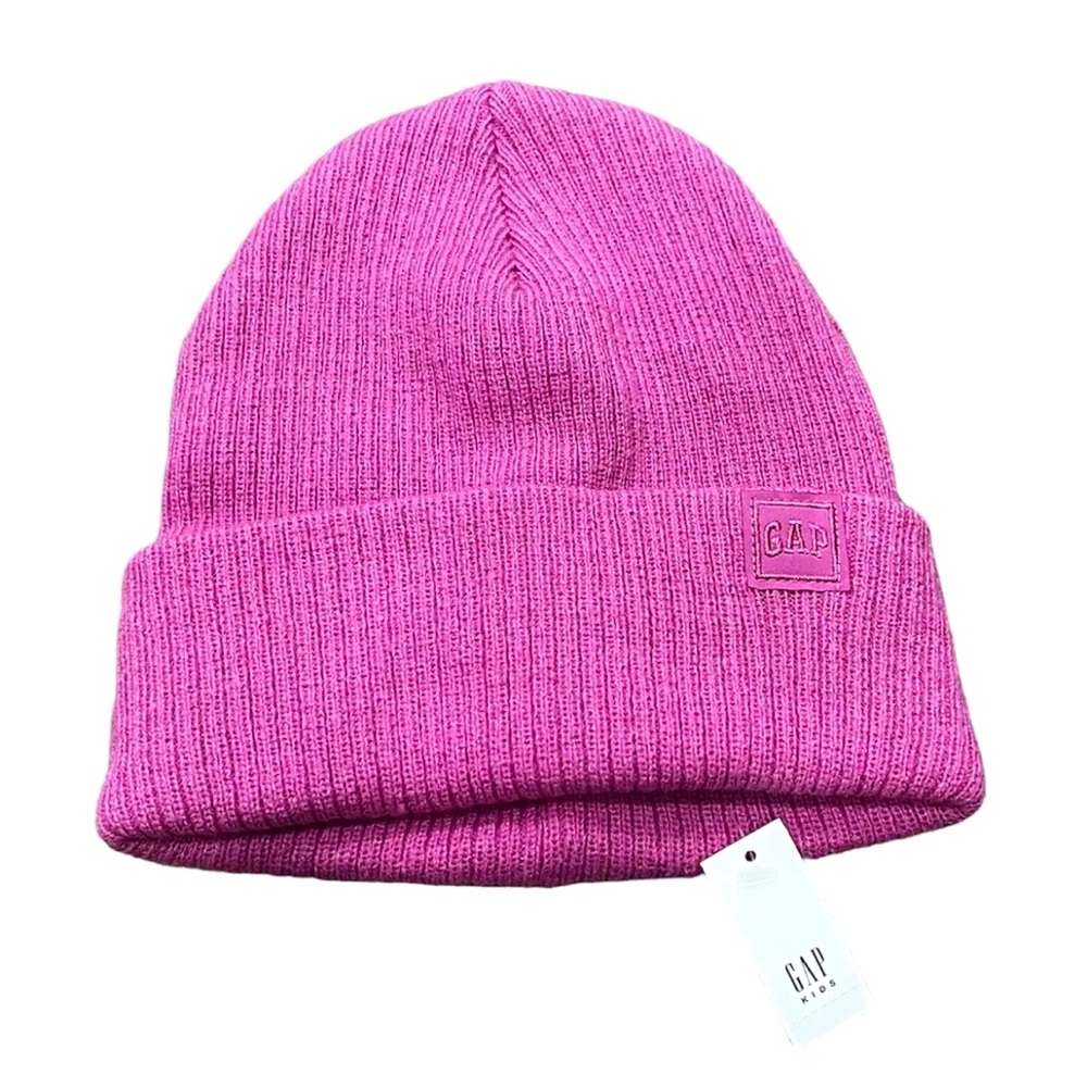 GAP Kids Pink Logo Beanie, One Size, New